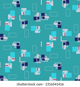 Abstract vector background. Colorful halftone illustration pattern