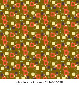 Abstract vector background. Colorful halftone illustration pattern