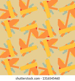 Abstract vector background. Colorful halftone illustration pattern