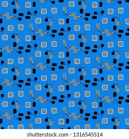 Abstract vector background. Colorful halftone illustration pattern