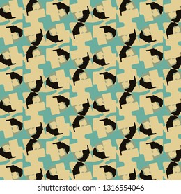 Abstract vector background. Colorful halftone illustration pattern