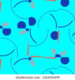 Abstract vector background. Colorful halftone illustration pattern