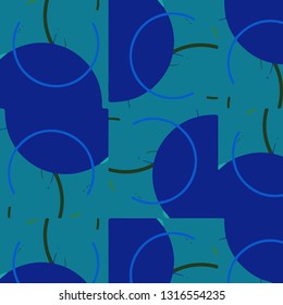 Abstract vector background. Colorful halftone illustration pattern