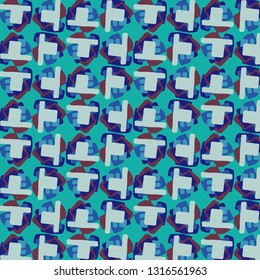 Abstract vector background. Colorful halftone illustration pattern