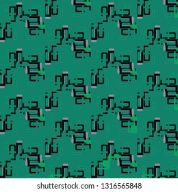 Abstract vector background. Colorful halftone illustration pattern