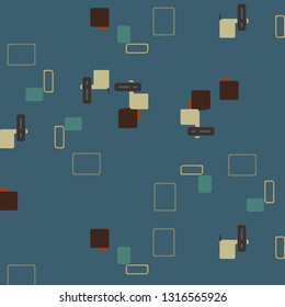 Abstract vector background. Colorful halftone illustration pattern