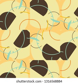 Abstract vector background. Colorful halftone illustration pattern