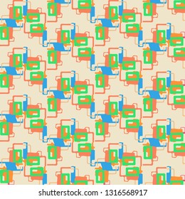 Abstract vector background. Colorful halftone illustration pattern