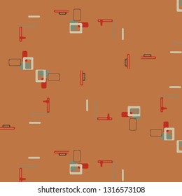 Abstract vector background. Colorful halftone illustration pattern