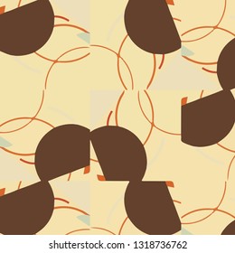 Abstract vector background. Colorful halftone illustration pattern