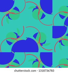 Abstract vector background. Colorful halftone illustration pattern