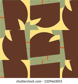 Abstract vector background. Colorful halftone illustration pattern