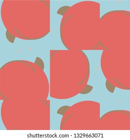 Abstract vector background. Colorful halftone illustration pattern