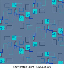Abstract vector background. Colorful halftone illustration pattern