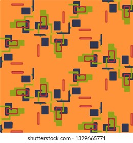 Abstract vector background. Colorful halftone illustration pattern