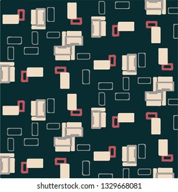 Abstract vector background. Colorful halftone illustration pattern