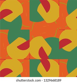 Abstract vector background. Colorful halftone illustration pattern