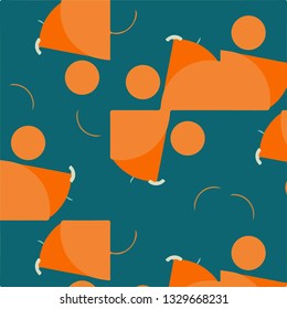Abstract vector background. Colorful halftone illustration pattern
