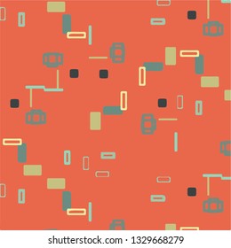 Abstract vector background. Colorful halftone illustration pattern