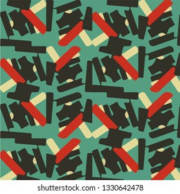 Abstract vector background. Colorful halftone illustration pattern