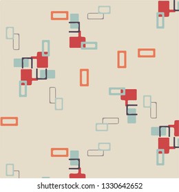 Abstract vector background. Colorful halftone illustration pattern