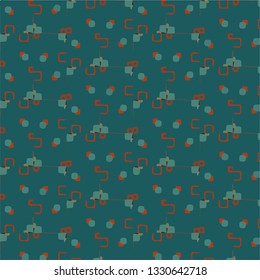 Abstract vector background. Colorful halftone illustration pattern