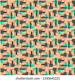 Abstract vector background. Colorful halftone illustration pattern