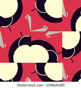 Abstract vector background. Colorful halftone illustration pattern