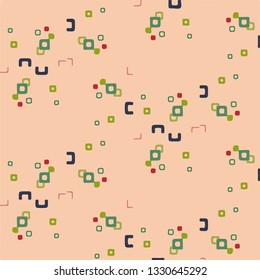 Abstract vector background. Colorful halftone illustration pattern