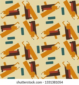 Abstract vector background. Colorful halftone illustration pattern