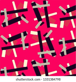 Abstract vector background. Colorful halftone illustration pattern