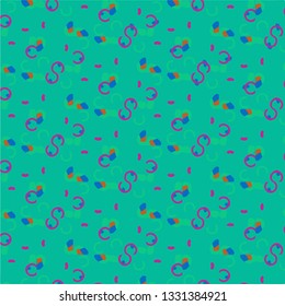 Abstract vector background. Colorful halftone illustration pattern