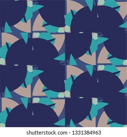 Abstract vector background. Colorful halftone illustration pattern