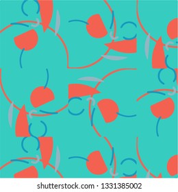 Abstract vector background. Colorful halftone illustration pattern