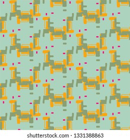 Abstract vector background. Colorful halftone illustration pattern