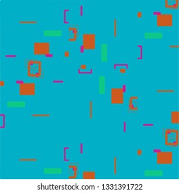 Abstract vector background. Colorful halftone illustration pattern