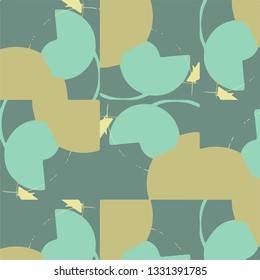 Abstract vector background. Colorful halftone illustration pattern