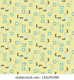 Abstract vector background. Colorful halftone illustration pattern