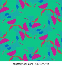 Abstract vector background. Colorful halftone illustration pattern