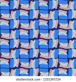 Abstract vector background. Colorful halftone illustration pattern