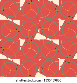 Abstract vector background. Colorful halftone illustration pattern