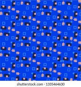 Abstract vector background. Colorful halftone illustration pattern