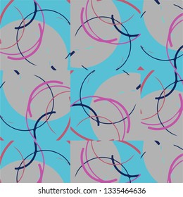 Abstract vector background. Colorful halftone illustration pattern