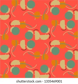 Abstract vector background. Colorful halftone illustration pattern