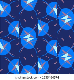 Abstract vector background. Colorful halftone illustration pattern