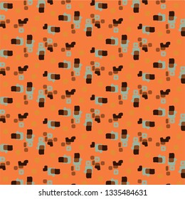 Abstract vector background. Colorful halftone illustration pattern
