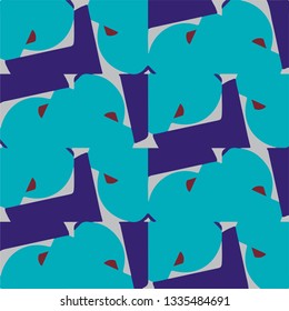 Abstract vector background. Colorful halftone illustration pattern