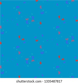 Abstract vector background. Colorful halftone illustration pattern