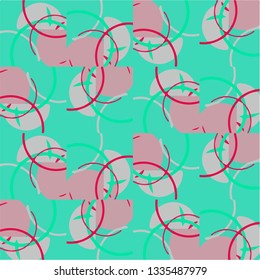 Abstract vector background. Colorful halftone illustration pattern