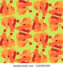 Abstract vector background. Colorful halftone illustration pattern